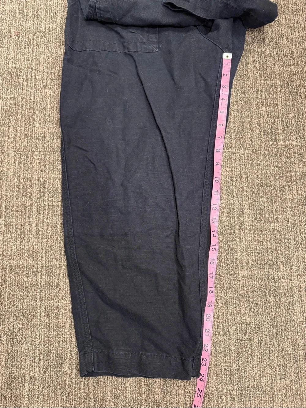 Banana Republic May Cotton Linen Cargo Pants Size 16